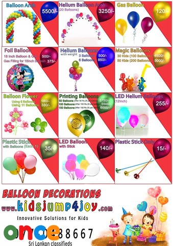 BALLOON DECOR / PARTY DECOR / GAS BALLOONS / BALLOON ARCH / POM POMS