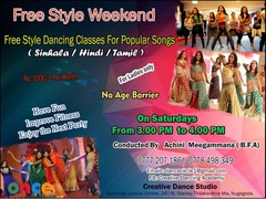 Free style Dancing class for Popular Songs ( Hindi / Sinhala / Tamil ) in Nugegoda - Ladies only Cla