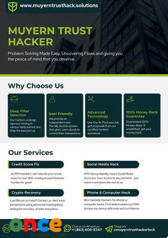 THE MOST TRUSTED BTC AND ETH RECOVERY COMPANY IS MUYERN TRUST HACKER