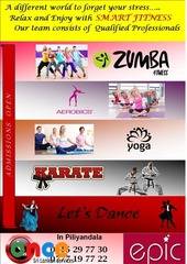 Social Dancing, Zumba, Aerobics, Yoga, Karate @ Piliyandala